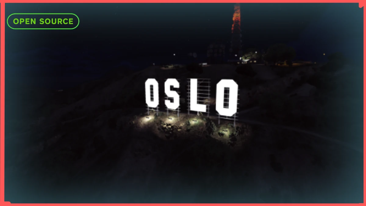 Oslo Sign FiveM | Norwegian Landmark Sign | Open Source